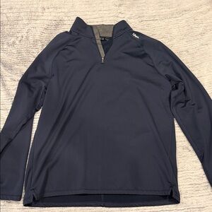 Men's UNRL Navy Quarter-Zip Sweatshirt